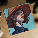 Sunny Summer Day Out by Kate Jarvik Birch. Shown as a detailed flat fine art print, highlighting archival giclee quality. Available as an archival giclee rolled canvas, fine art paper, or poster print. SKU 101990a.