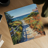 Take Me to The Cape by Kate Jarvik Birch. Shown as a detailed flat fine art print, highlighting archival giclee quality. Available as an archival giclee rolled canvas, fine art paper, or poster print. SKU 101981a.