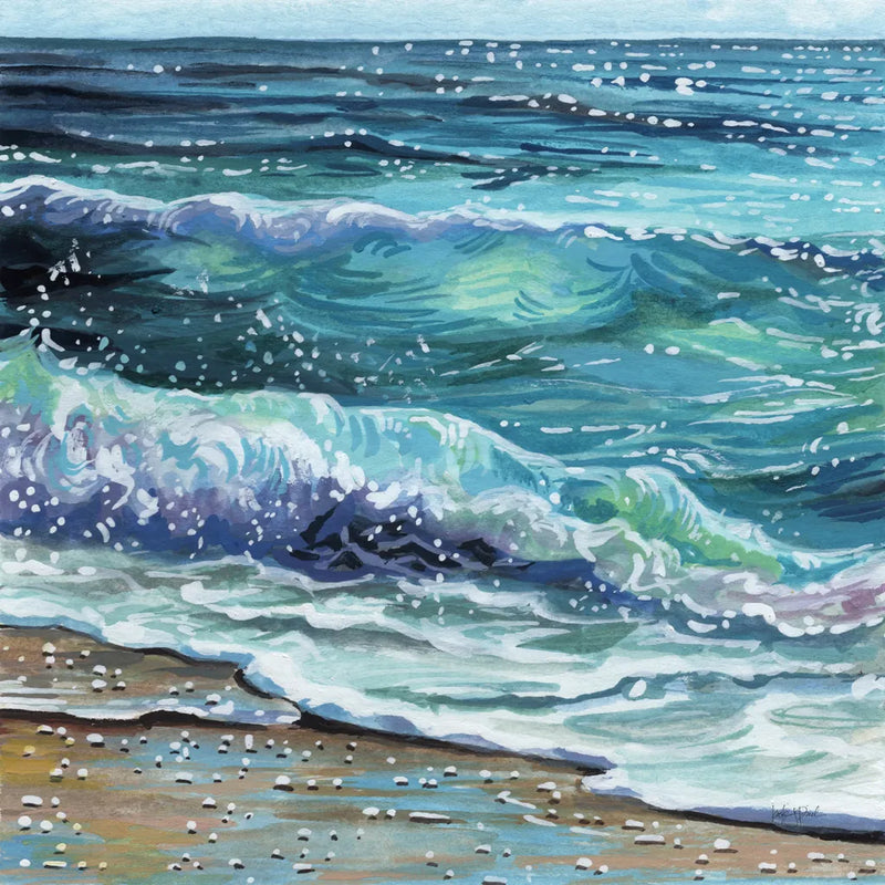 The Sounds of The Shore by Kate Jarvik Birch. SKU 101972a. Archival Giclee Fine art print for wall decor.