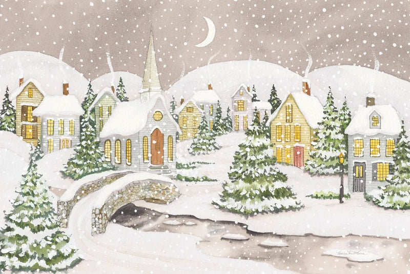 All is Calm All is Bright Light by Kathleen Parr McKenna. SKU 70571i. Archival Giclee Fine art print for wall decor.