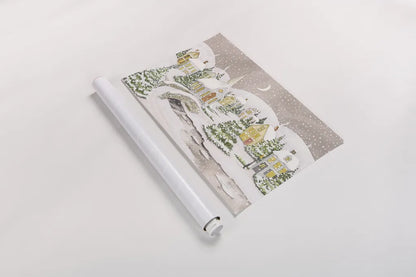 All is Calm All is Bright Light by Kathleen Parr McKenna. shown as a rolled paper print. Available as archival giclee rolled canvas, fine art paper, or poster print. SKU 70571i.