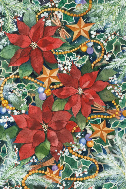 Christmas Charms by Kathleen Parr McKenna. SKU 40559h. Archival Giclee Fine art print for wall decor.