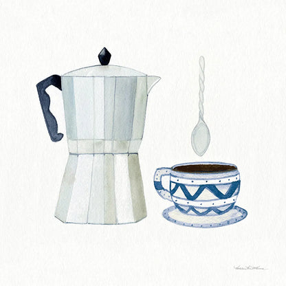 Coffee Break VII by Kathleen Parr McKenna. SKU 32145a. Archival Giclee Fine art print for wall decor.