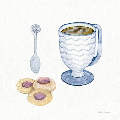 Coffee Break X by Kathleen Parr McKenna. SKU 32148a. Archival Giclee Fine art print for wall decor.