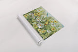 Dragonfly Garden by Kathleen Parr McKenna. shown as a rolled paper print. Available as archival giclee rolled canvas, fine art paper, or poster print. SKU 29560i.