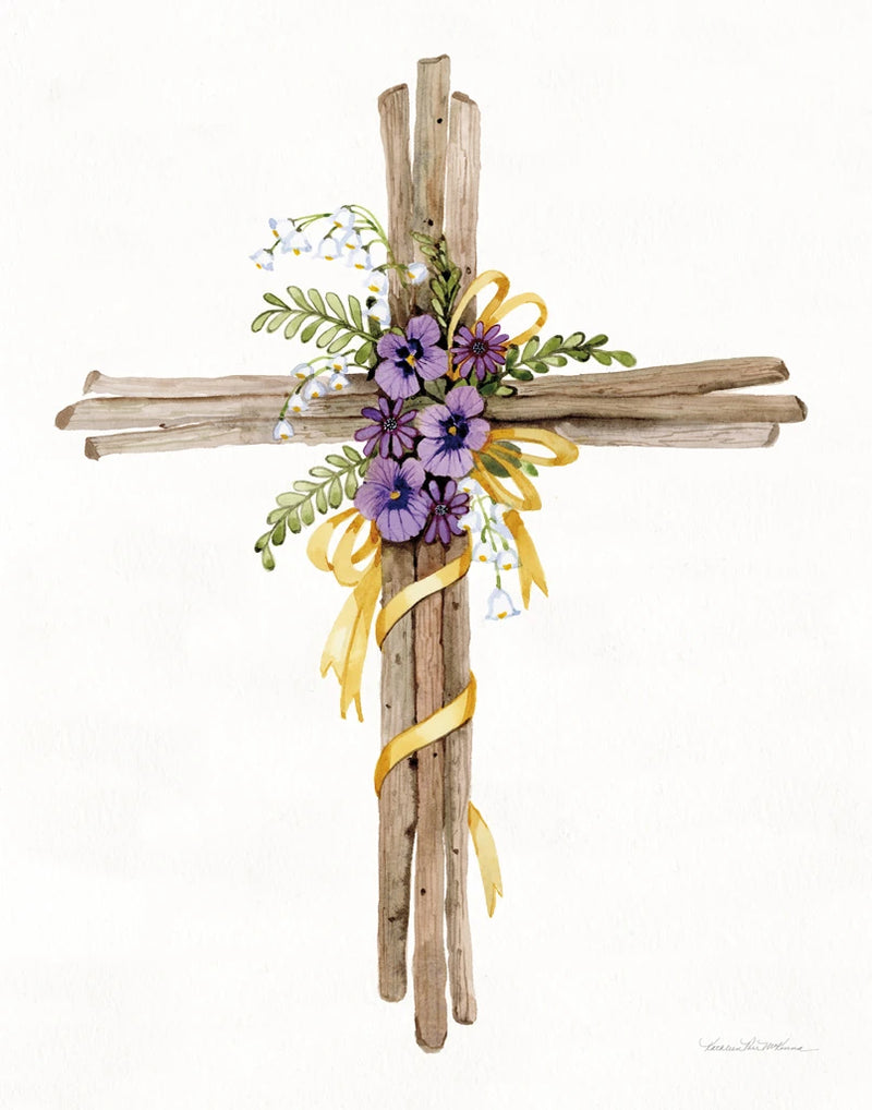 Easter Blessing Cross I by Kathleen Parr McKenna