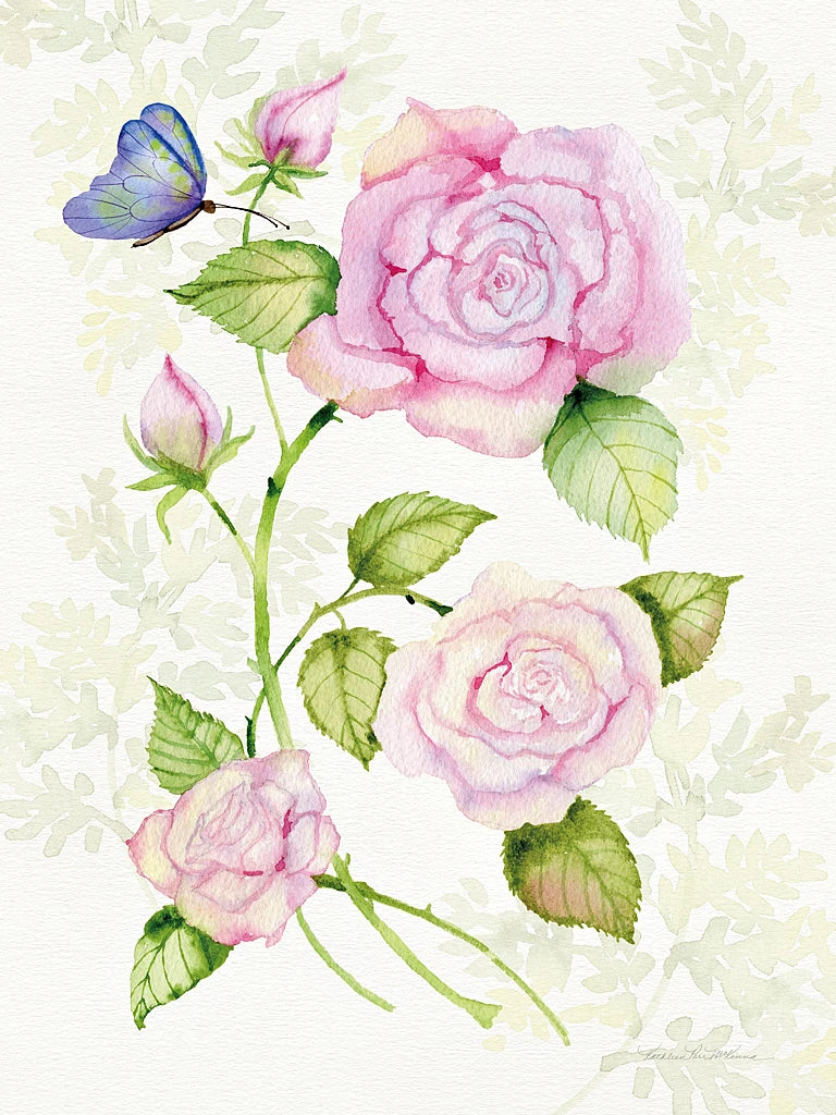 Floral Delight IV Butterflies by Kathleen Parr McKenna