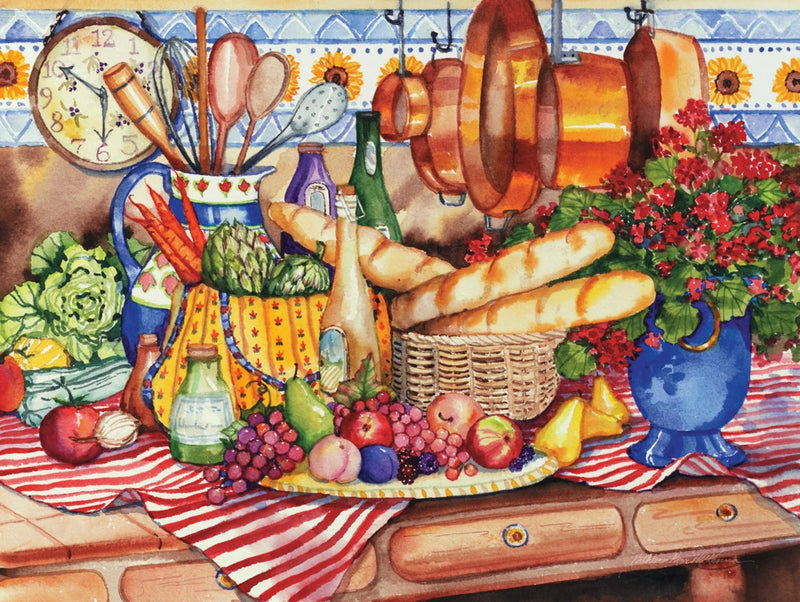 French Kitchen by Kathleen Parr McKenna