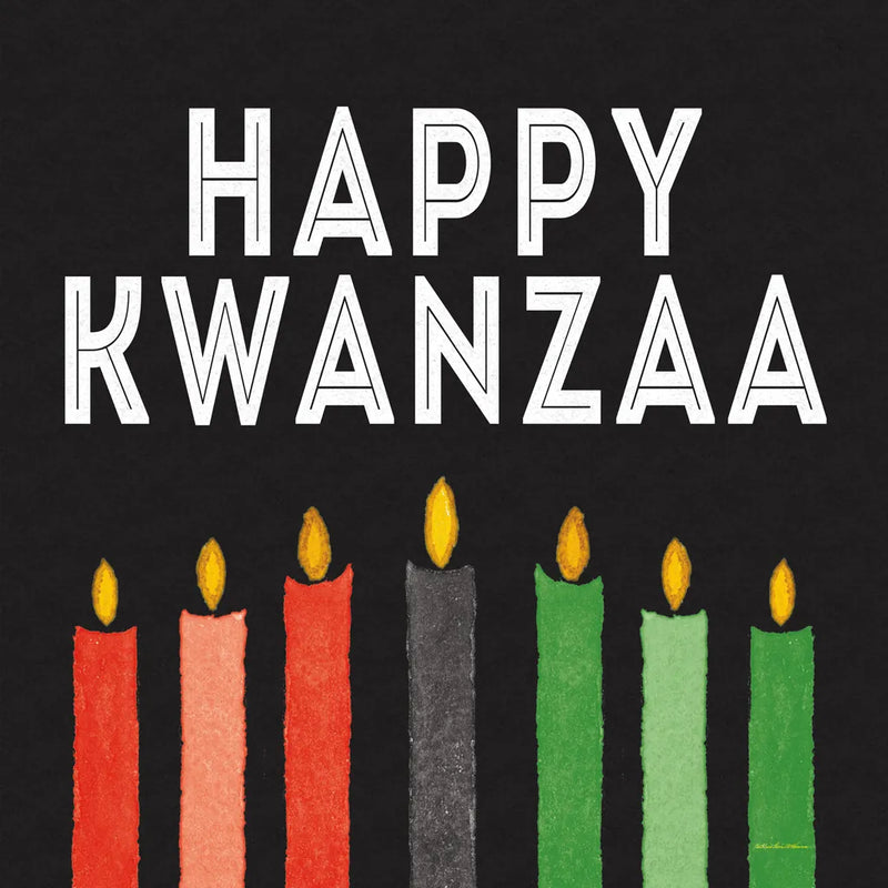 Happy Kwanzaa I by Kathleen Parr McKenna. SKU 67445a. Archival Giclee Fine art print for wall decor.