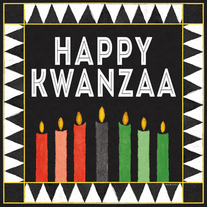Happy Kwanzaa II by Kathleen Parr McKenna. SKU 67446a. Archival Giclee Fine art print for wall decor.