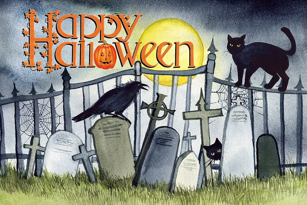 Haunting Halloween Night V by Kathleen Parr McKenna. SKU 39667i. Archival Giclee Fine art print for wall decor.