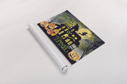 Haunting Halloween Night VI by Kathleen Parr McKenna. shown as a rolled paper print. Available as archival giclee rolled canvas, fine art paper, or poster print. SKU 39668i.