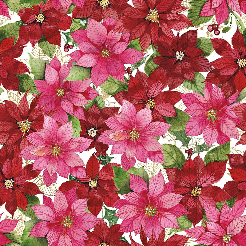 Holiday Happiness Pattern VI by Kathleen Parr McKenna. SKU 47921a. Archival Giclee Fine art print for wall decor.