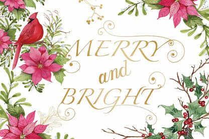 Holiday Happiness VIII by Kathleen Parr McKenna. SKU 41673i. Archival Giclee Fine art print for wall decor.