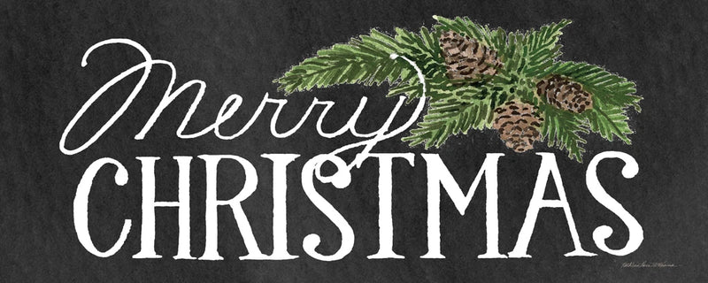 Holiday Holiday Saying II Chalkboard by Kathleen Parr McKenna