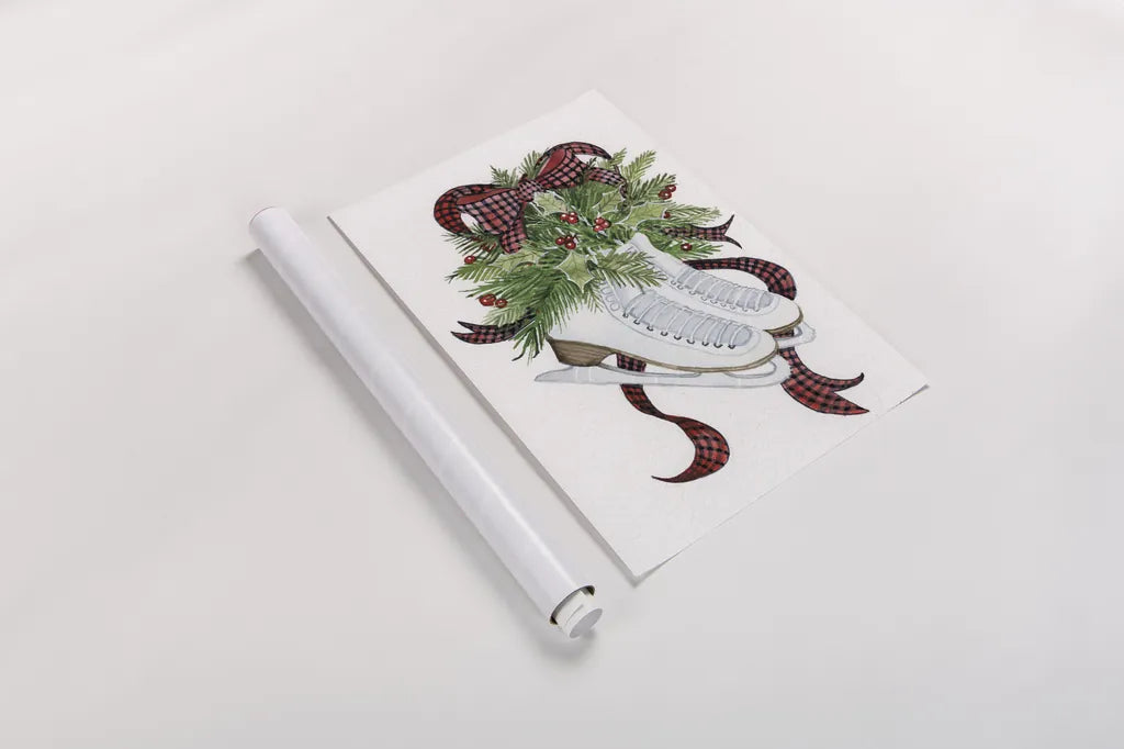 Holiday Sports I by Kathleen Parr McKenna. shown as a rolled paper print. Available as archival giclee rolled canvas, fine art paper, or poster print. SKU 31739h.