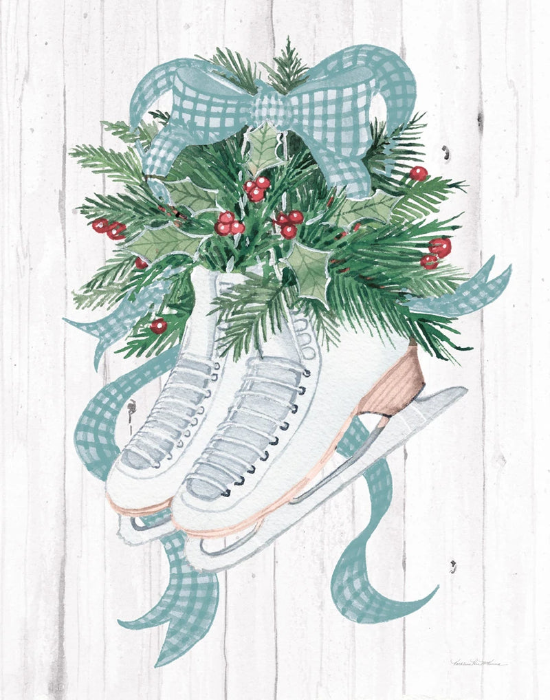 Holiday Sports Ice Skates by Kathleen Parr McKenna