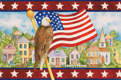Land of Liberty by Kathleen Parr McKenna. SKU 41296i. Archival Giclee Fine art print for wall decor.