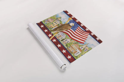 Land of Liberty by Kathleen Parr McKenna. shown as a rolled paper print. Available as archival giclee rolled canvas, fine art paper, or poster print. SKU 41296i.