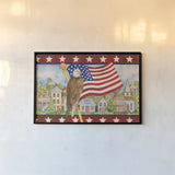 Land of Liberty by Kathleen Parr McKenna. shown as a paper print in a black flame. Available as a archival giclee rolled canvas, fine art paper, or poster print. SKU 41296i.
