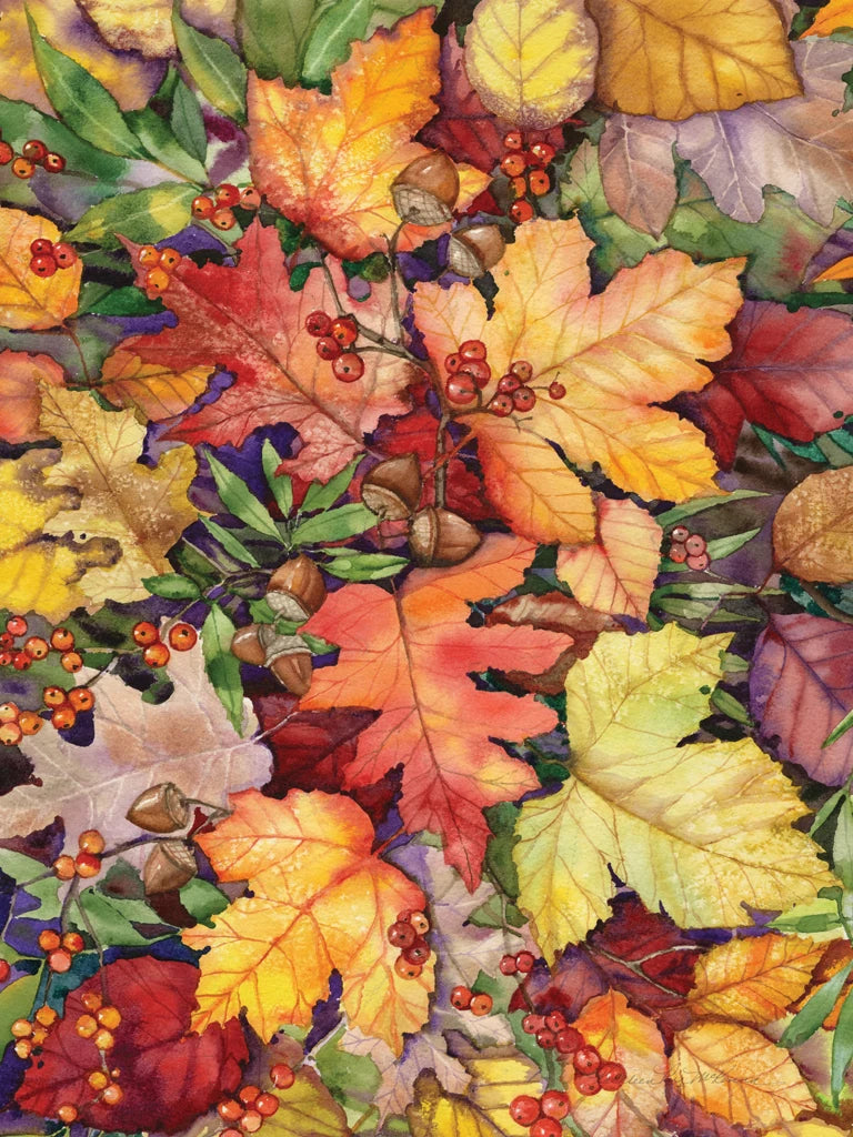 Leaves and Acorns by Kathleen Parr McKenna