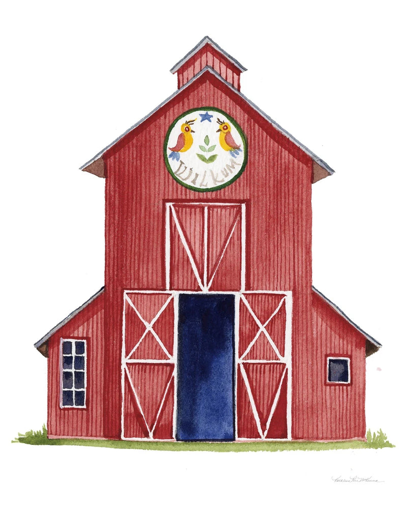 Life on the Farm Barn Element II by Kathleen Parr McKenna