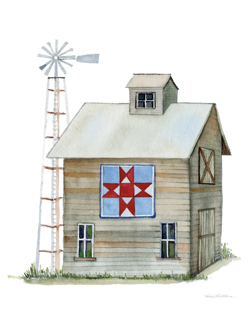 Life on the Farm Barn Element III by Kathleen Parr McKenna