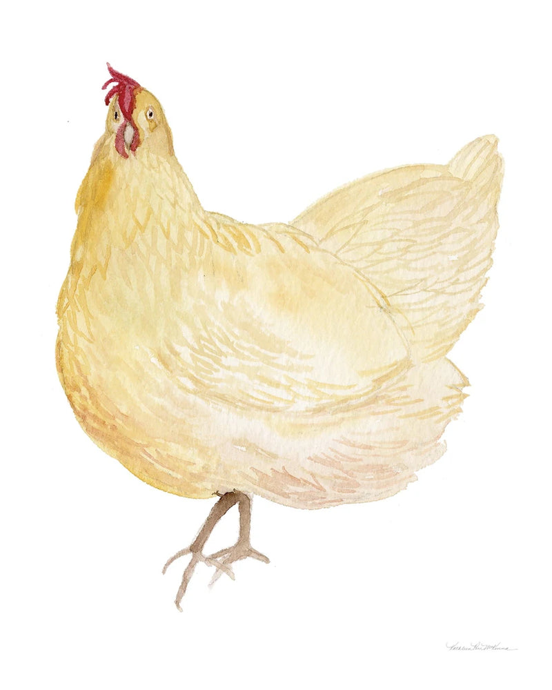 Life on the Farm Chicken Element II by Kathleen Parr McKenna