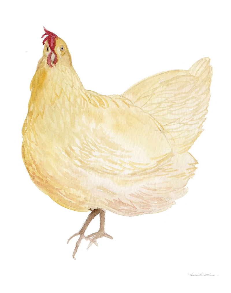 Life on the Farm Chicken Element II by Kathleen Parr McKenna