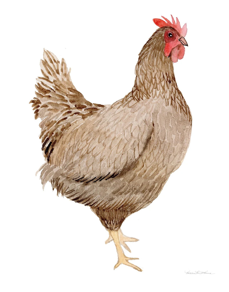 Life on the Farm Chicken Element III by Kathleen Parr McKenna