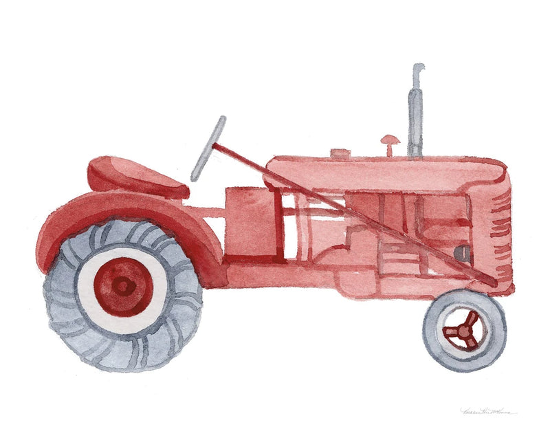 Life on the Farm Tractor Element by Kathleen Parr McKenna