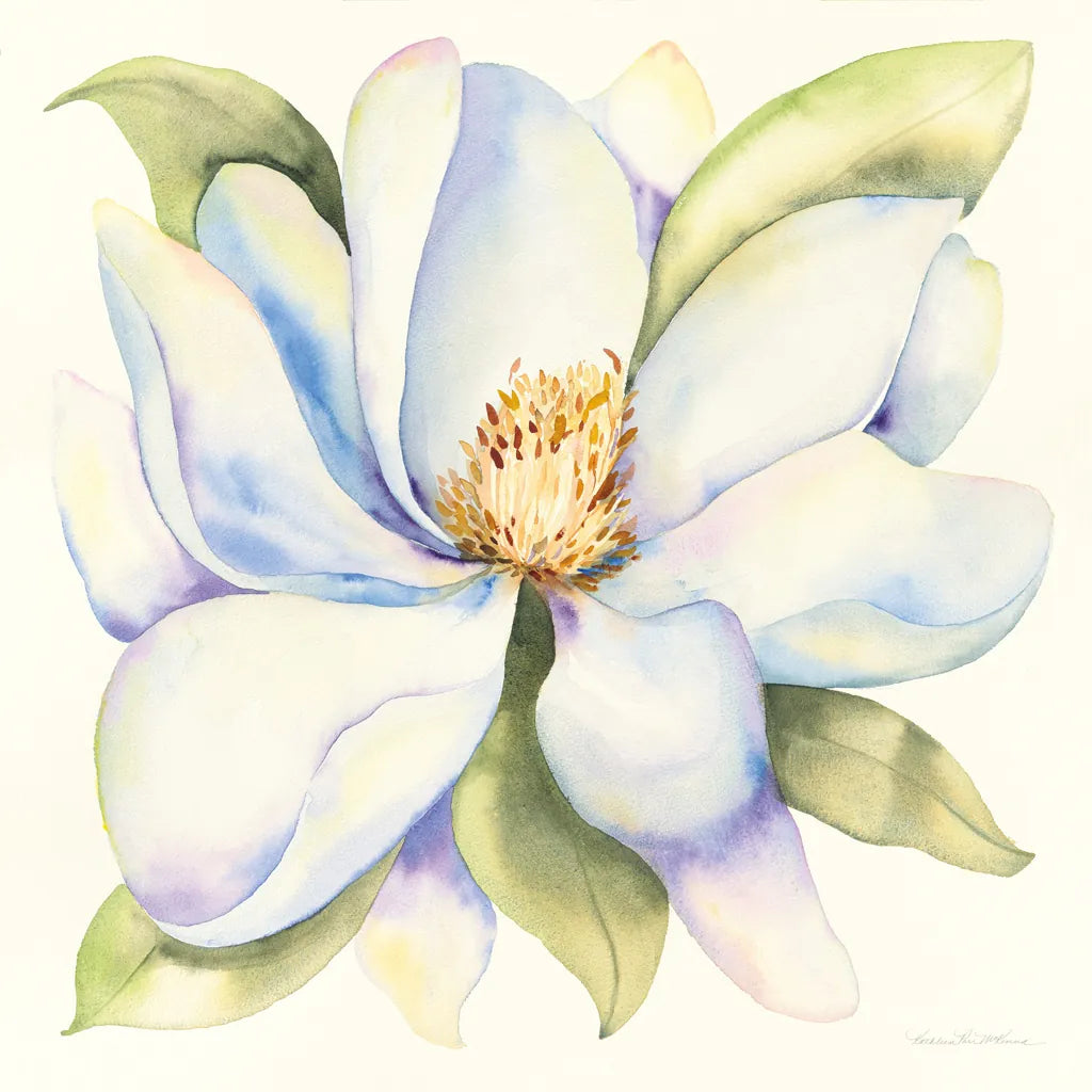 Magnolia by Kathleen Parr McKenna. SKU 46646a. Archival Giclee Fine art print for wall decor.