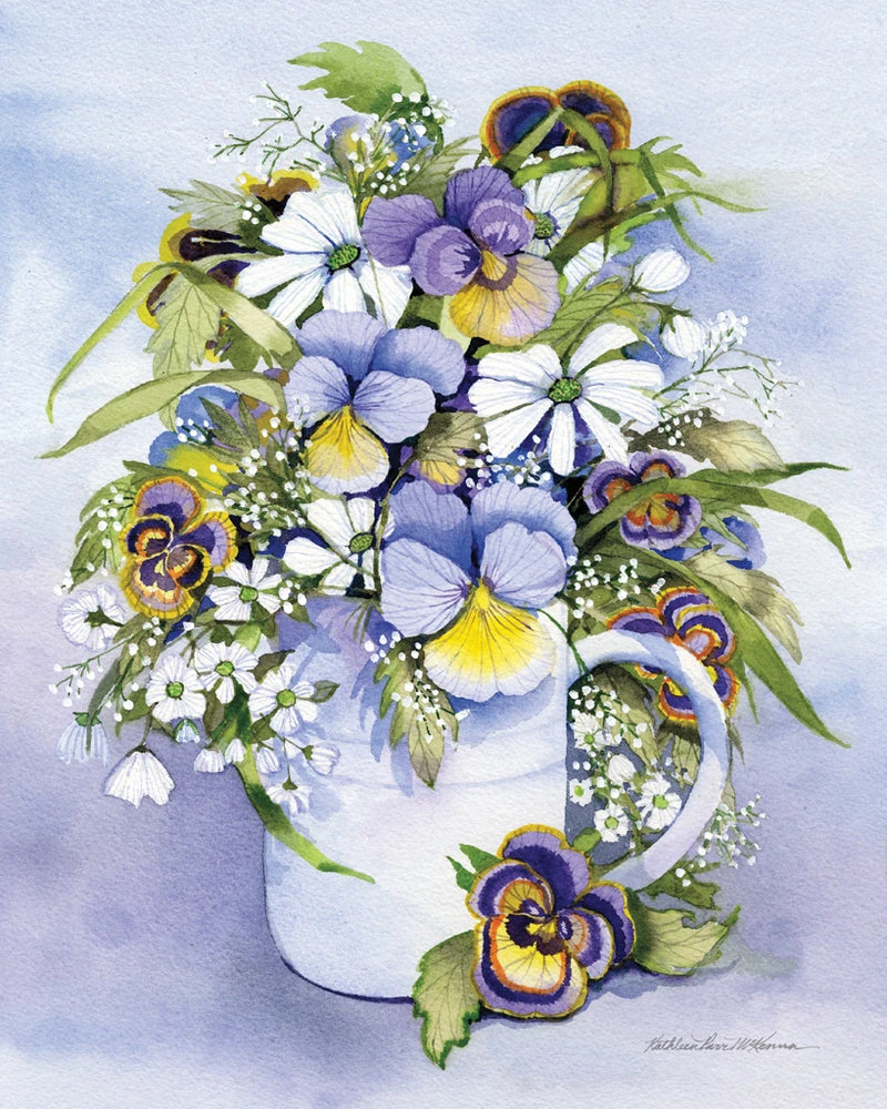 Pansies Perfect by Kathleen Parr McKenna