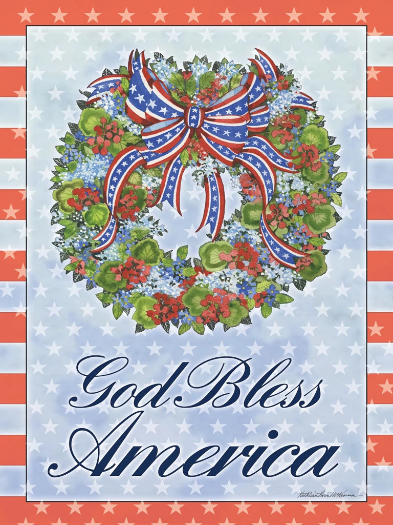 Patriotic Flag by Kathleen Parr McKenna