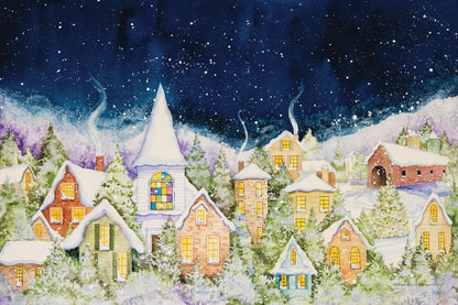 Peace on Earth by Kathleen Parr McKenna. SKU 41396i. Archival Giclee Fine art print for wall decor.