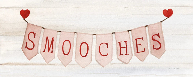 Rustic Valentine Banner III by Kathleen Parr McKenna