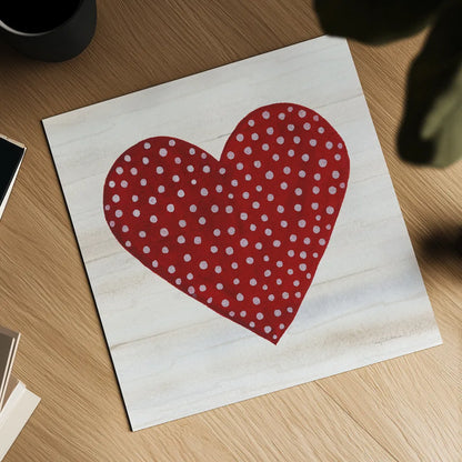 Rustic Valentine Heart I by Kathleen Parr McKenna. Shown as a detailed flat fine art print, highlighting archival giclee quality. Available as an archival giclee rolled canvas, fine art paper, or poster print. SKU 46675a.