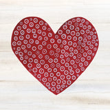 Rustic Valentine Heart III by Kathleen Parr McKenna. SKU 46677a. Archival Giclee Fine art print for wall decor.
