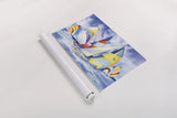 Sailboats by Kathleen Parr McKenna. shown as a rolled paper print. Available as archival giclee rolled canvas, fine art paper, or poster print. SKU 41265i.