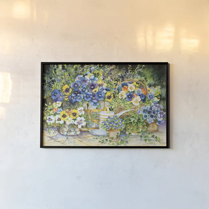 Simply Charming by Kathleen Parr McKenna. shown as a paper print in a black flame. Available as a archival giclee rolled canvas, fine art paper, or poster print. SKU 47976i.