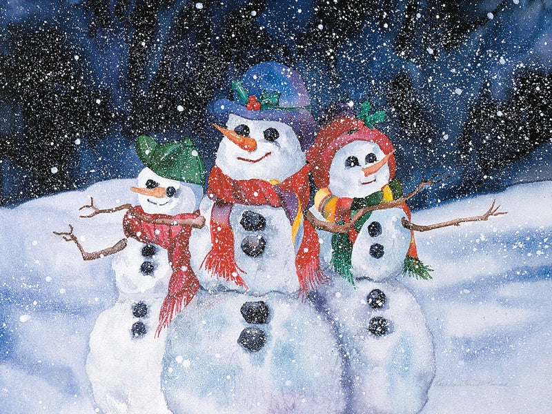 Snowmen by Kathleen Parr McKenna