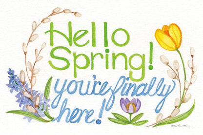 Spring Saying I by Kathleen Parr McKenna. SKU 24714i. Archival Giclee Fine art print for wall decor.