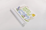 Spring Saying I by Kathleen Parr McKenna. shown as a rolled paper print. Available as archival giclee rolled canvas, fine art paper, or poster print. SKU 24714i.