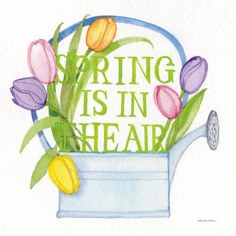 Spring Saying III by Kathleen Parr McKenna. SKU 31717a. Archival Giclee Fine art print for wall decor.