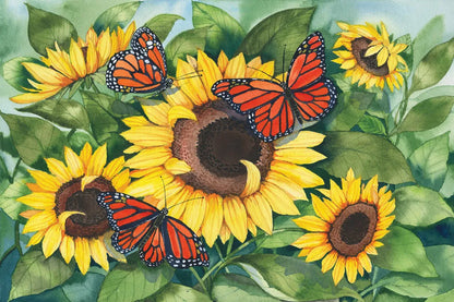 Sunny Monarchy by Kathleen Parr McKenna. SKU 41334i. Archival Giclee Fine art print for wall decor.