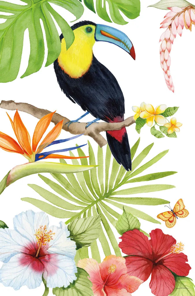 Treasures of the Tropics I by Kathleen Parr McKenna. SKU 34244h. Archival Giclee Fine art print for wall decor.