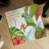 Treasures of the Tropics VII by Kathleen Parr McKenna. Shown as a detailed flat fine art print, highlighting archival giclee quality. Available as an archival giclee rolled canvas, fine art paper, or poster print. SKU 34250a.