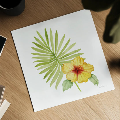 Treasures of the Tropics XI by Kathleen Parr McKenna. Shown as a detailed flat fine art print, highlighting archival giclee quality. Available as an archival giclee rolled canvas, fine art paper, or poster print. SKU 37009a.