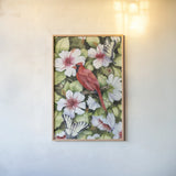 Watching Over You by Kathleen Parr McKenna. shown as a paper print in a natural frame. Available as a archival giclee rolled canvas, fine art paper, or poster print. SKU 47722h.