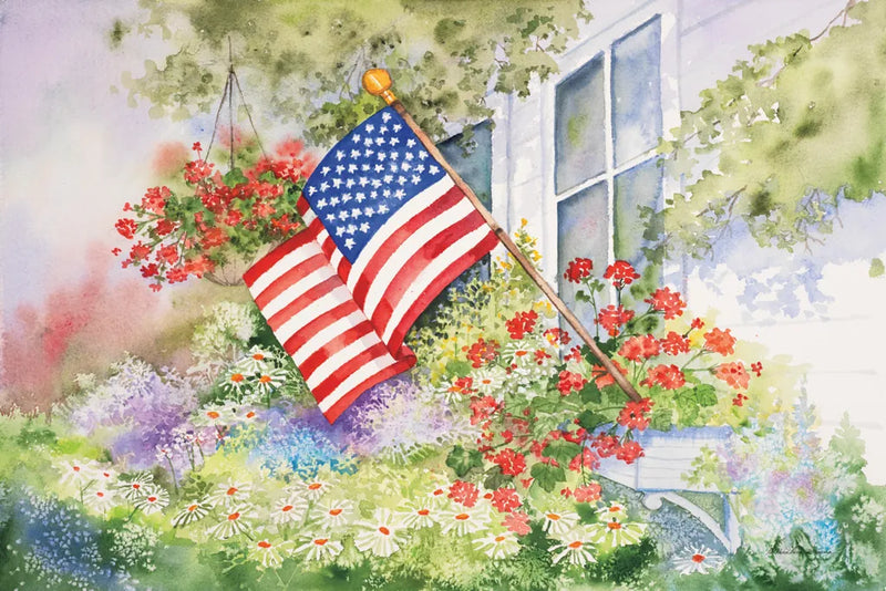 Waves of Honor by Kathleen Parr McKenna. SKU 41205i. Archival Giclee Fine art print for wall decor.